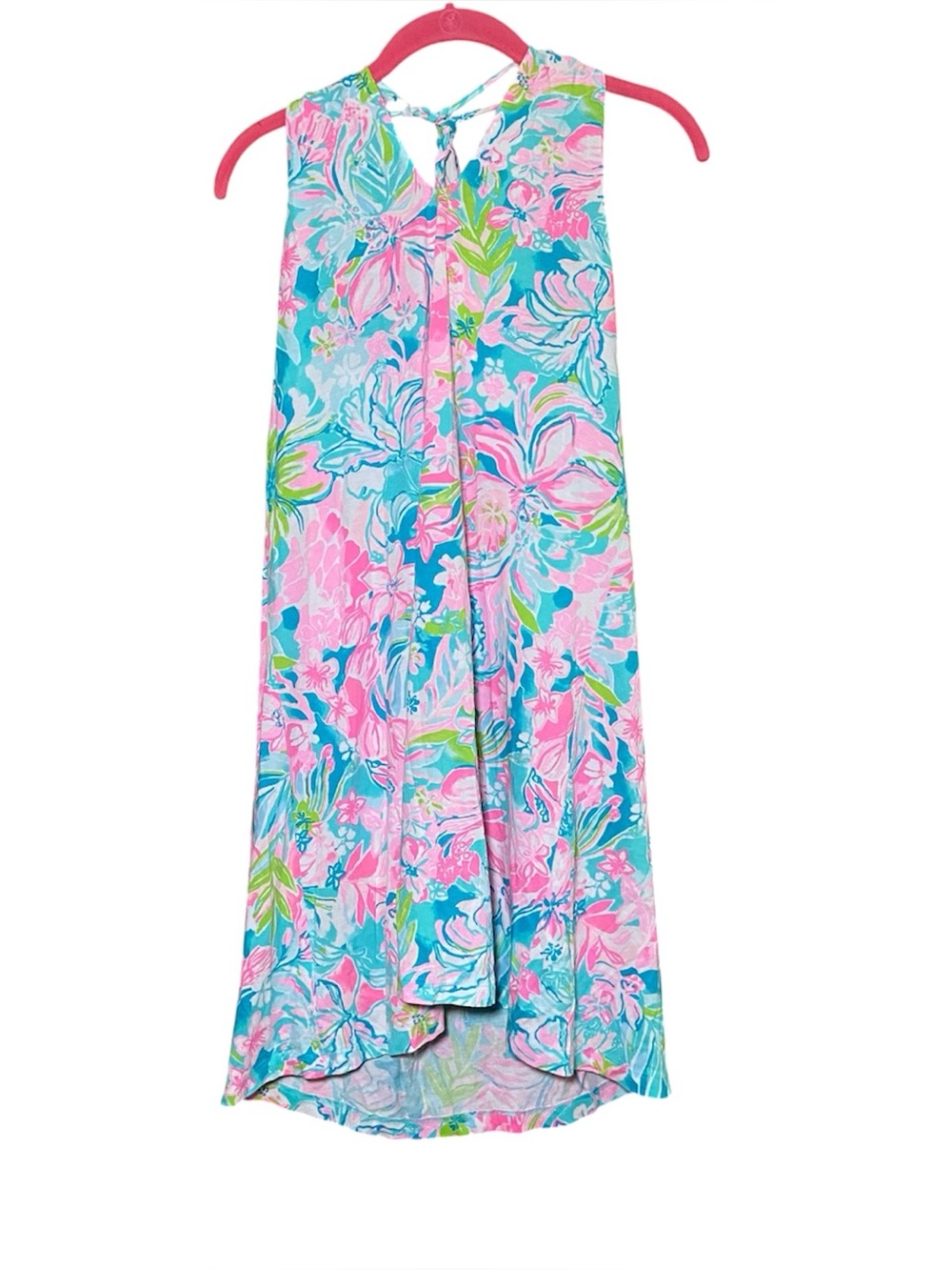 Lilly Pulitzer Margot Sleeveless Swing Dress M Cotton Floral Resortwear - Picture 3 of 6